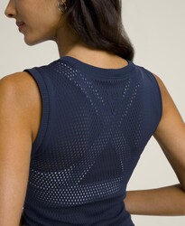 Wilson Kadın Tenis Atleti - W Pro Seamless Tank - Klasik Lacivert (Classic Navy) XS WW00024431DBCXS - Thumbnail