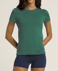 Wilson Kadın W Pro Seamless Tee Tişört Field Green XL WW00593511GNGXL - Thumbnail