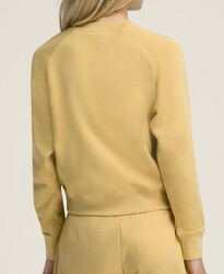 Wilson W Sideline Crew Kadın Sweatshirt - Golden (Altın Sarısı) S WW00136511YECS - Thumbnail