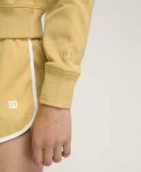 Wilson W Sideline Crew Kadın Sweatshirt - Golden (Altın Sarısı) XL WW00136511YECXL - Thumbnail