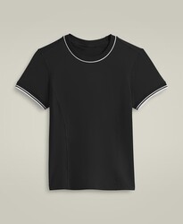 Wilson Kadın Tenis Tişörtü W Team Seamless Tee Black L WW00287411BKAL - Thumbnail