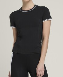 Wilson Kadın Tenis Tişörtü W Team Seamless Tee Black XS WW00287411BKAXS - Thumbnail