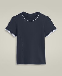 Wilson - Wilson Kadın Tenis Tişörtü W Team Seamless Tee Classic Navy XS WW00287411DBCXS