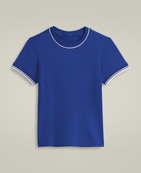 Wilson - Wilson Kadın Tenis Tişörtü W Team Seamless Tee - Royal Blue L WW00287411DBOL