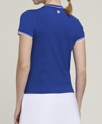Wilson Kadın Tenis Tişörtü W Team Seamless Tee - Royal Blue L WW00287411DBOL - Thumbnail
