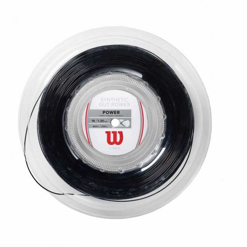 Wilson Kordaj Sentetik Gut Power 16 200M Reel Siyah (WRZ905200)