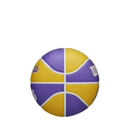 Wilson Basketbol Topu Nba Team Retro Mini La Lakers Size:3 (Wtb3200Xblal) - Thumbnail