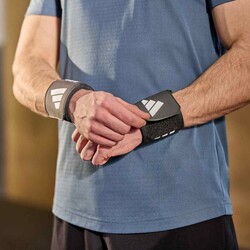 Adidas Bilek Bandı - Wrist Wraps - Black/White ADST-13200BK - Thumbnail