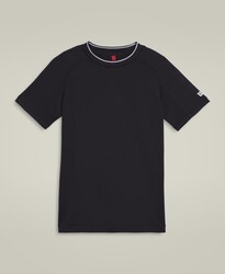 Wilson - Wilson Çocuk Tenis Tişörtü YB Youth Team Seamless Crew Black XS WYB0000411BKAXS