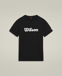 Wilson - Wilson Genç Sporcu Tişörtü YB Team Graphic Tee Black L WYB0003511BKAL
