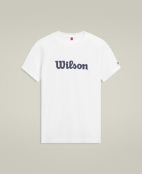 Wilson - Wilson Erkek Çocuk Tişörtü Youth Team Graphic Script - Bright White M WYB0003511WTAM