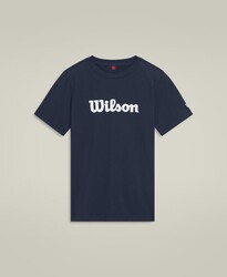 Wilson - Wilson Erkek Çocuk Tişörtü Youth Team Graphic Script - Carolina Blue S WYB0003511DBCS